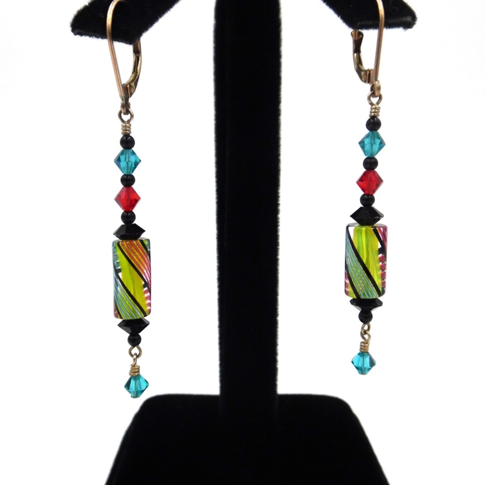 Dainty Furnace Glass Earrings